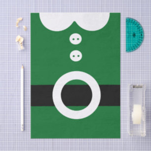 Weihnachtself-Kostüm - Saubere Weihnachtsgrafik Seidenpapier