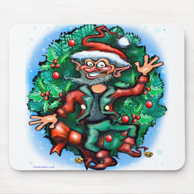Weihnachtself Mousepad (Vorne)