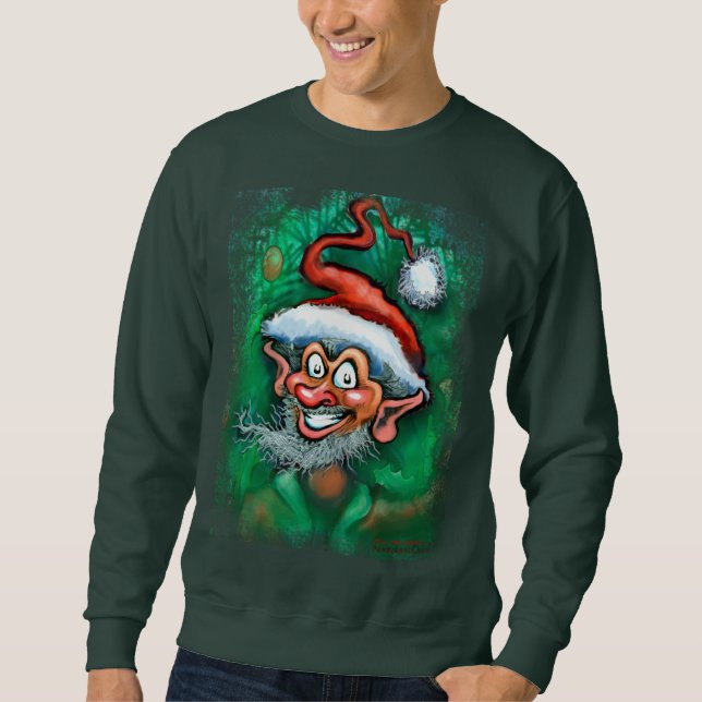 Weihnachtself Sweatshirt (Vorderseite)