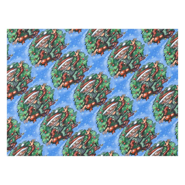 Weihnachtself Tischdecke (Vorderseite (Horizontal))