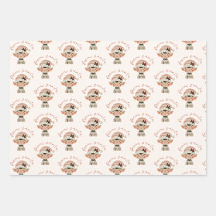 Weihnachtself vom Weihnachtsmann Geschenkpapier Set