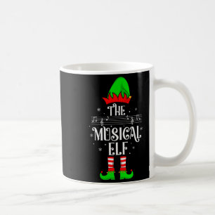 Weihnachtselfen-Familien-Shirt für Frauen, musikal Kaffeetasse