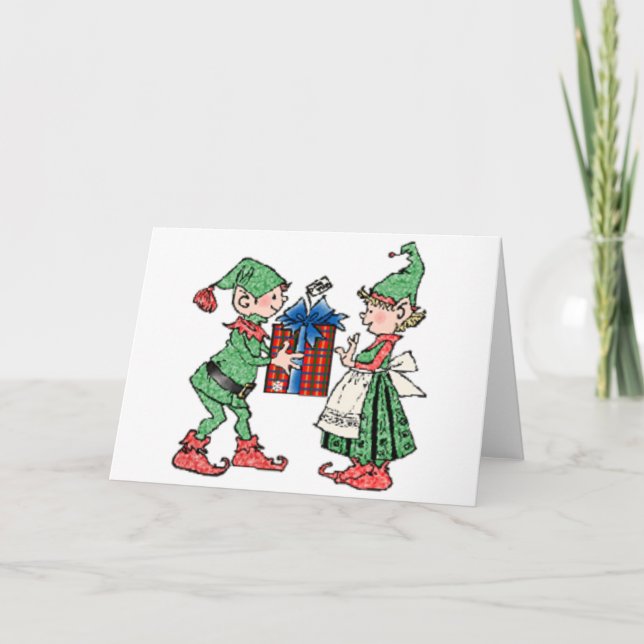 Weihnachtselfen Geschenk für Weihnachten (Vorderseite)
