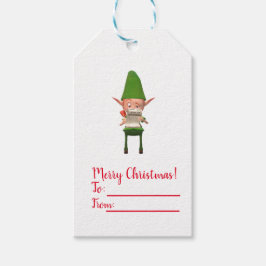 Weihnachtselfen Geschenkanhänger