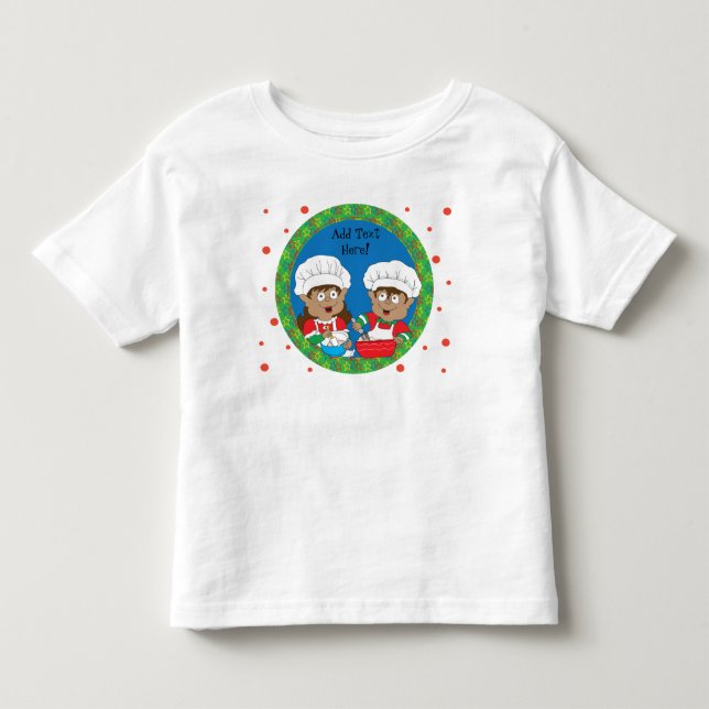 Weihnachtselfen Kleinkind T-shirt (Vorderseite)