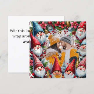 Weihnachtselfen Weihnachtsgrenze Feiertagskarte