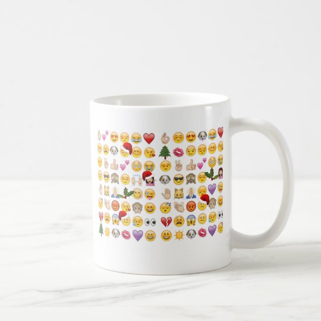 Weihnachtsemojis Kaffeetasse (Rechts)
