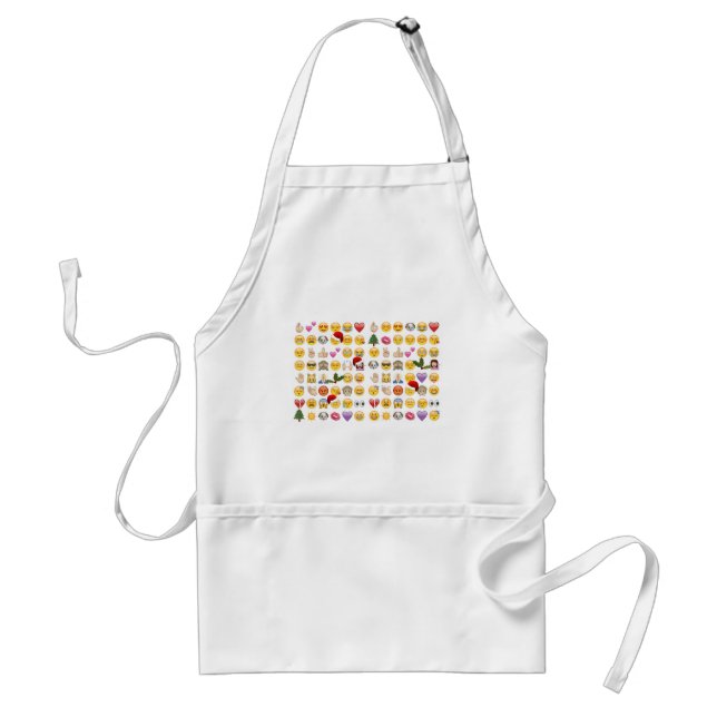 Weihnachtsemojis Schürze (Vorne)