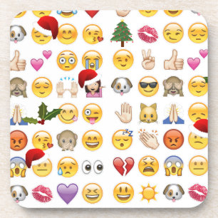 Weihnachtsemojis Untersetzer