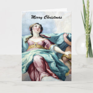 Weihnachtsenfresko Feiertagskarte
