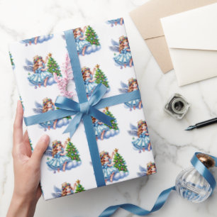 Weihnachtsengel Geschenkpapier
