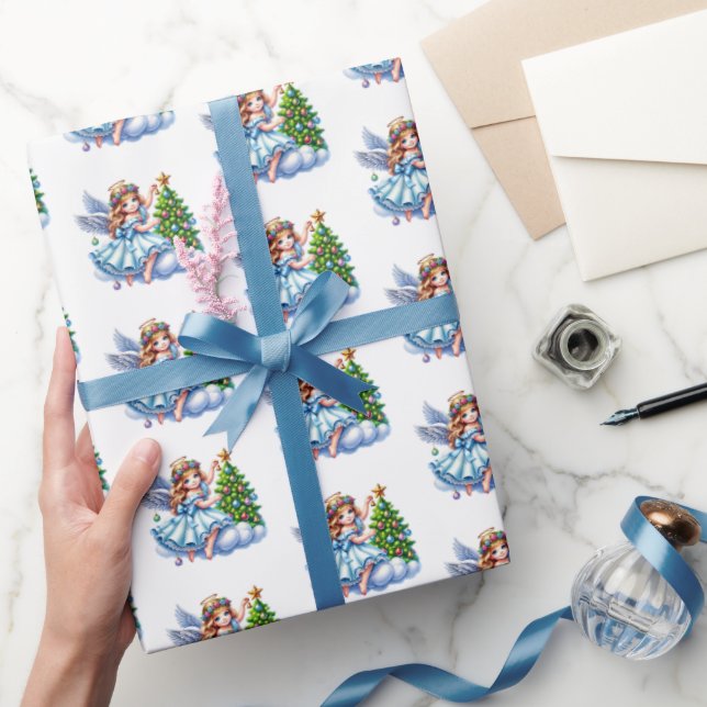 Weihnachtsengel Geschenkpapier (Schenken)