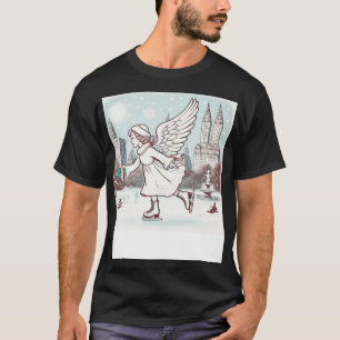 Weihnachtsengel im NYC T-Shirt