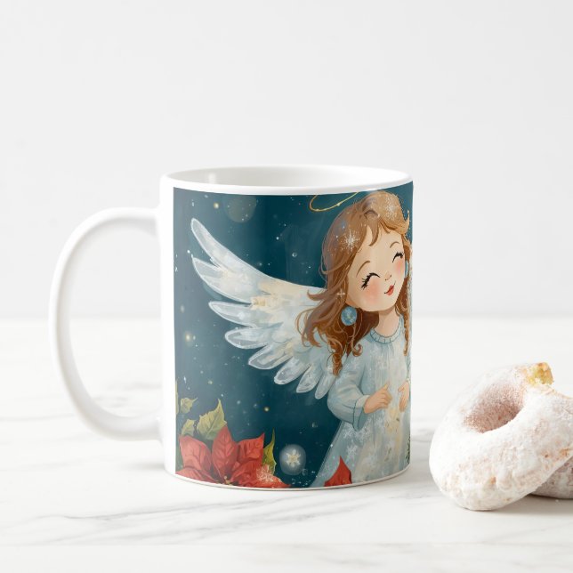 Weihnachtsengel  kaffeetasse (Mit Donut)