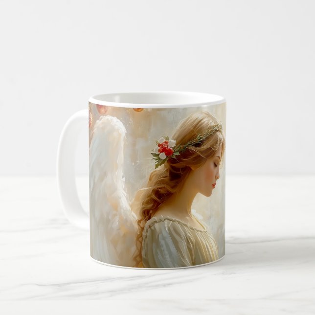 Weihnachtsengel  kaffeetasse (Vorderseite Links)