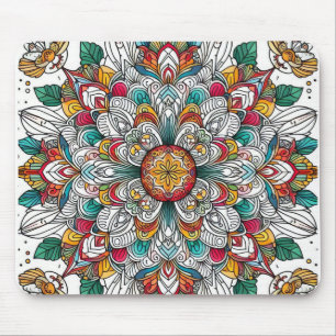 Weihnachtsengel mehrfarbig mousepad