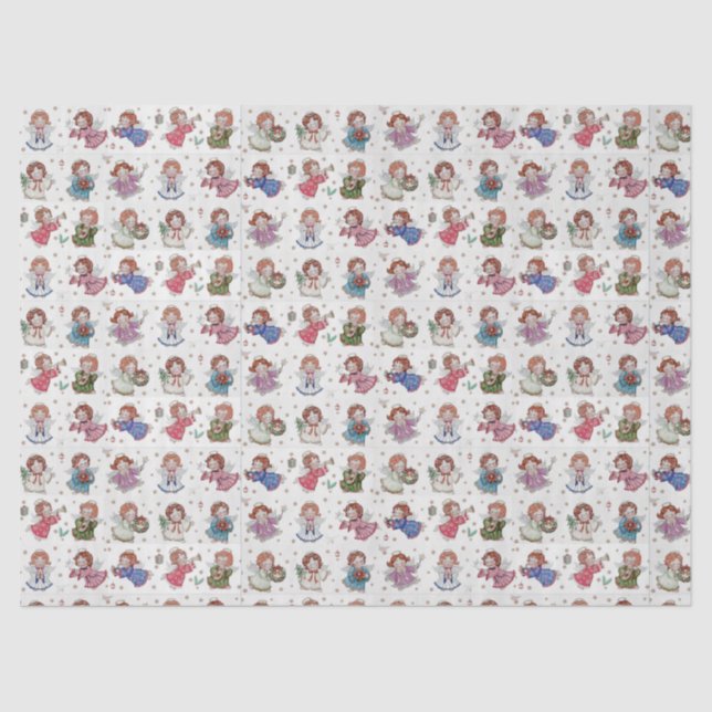 WeihnachtsEngel Seidenpapier (Vorderseite)