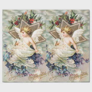 WEIHNACHTSENGEL-WRAPPPAPIER GESCHENKPAPIER