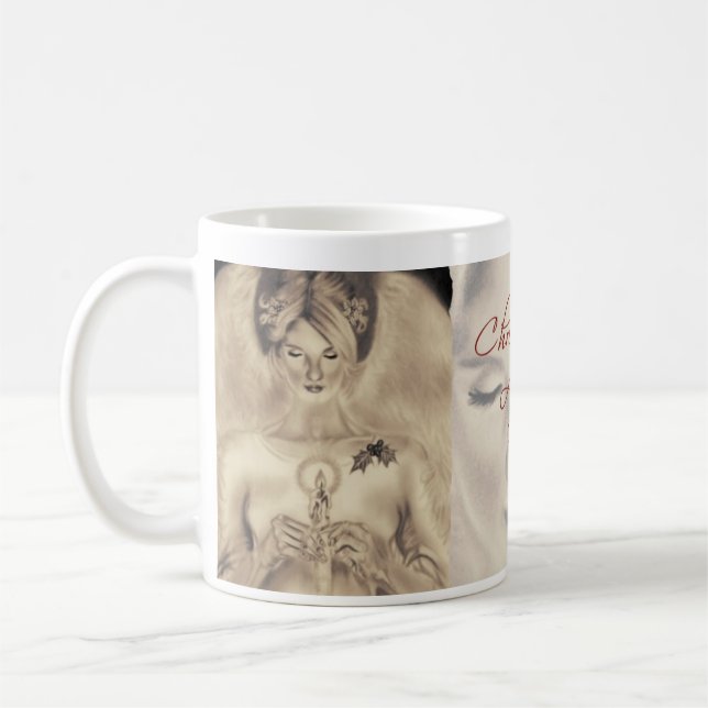 Weihnachtsengels-Tasse Kaffeetasse (Links)