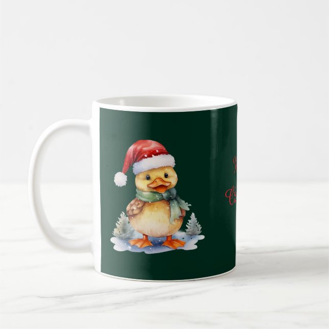 Weihnachtsente Kaffeetasse (Links)