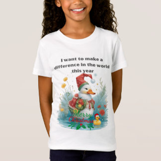 Weihnachtsente macht in diesem Jahr einen Untersch T-Shirt