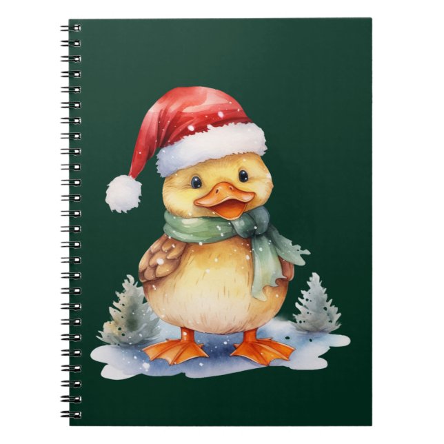 Weihnachtsente Notizblock (Vorderseite)