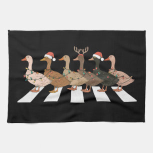 Weihnachtsenten Lustige Tiere Weihnachten Bauernho Geschirrtuch