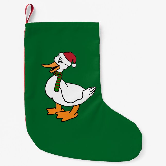 Weihnachtsenten-Strumpf Kleiner Weihnachtsstrumpf (Vorderseite)