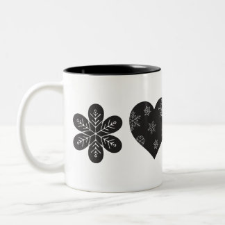 Weihnachtsentwurf Kaffee-Tasse Zweifarbige Tasse