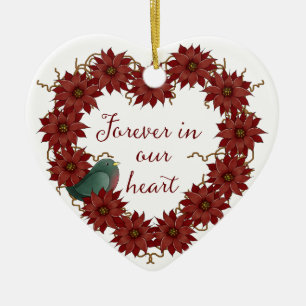 Weihnachtserinnerung - Für immer in unserem Herzen Keramik Ornament