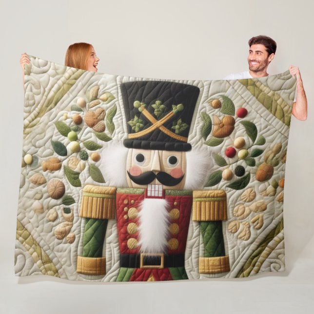 Weihnachtsernährstoff gestoppt fleecedecke (Beispiel)