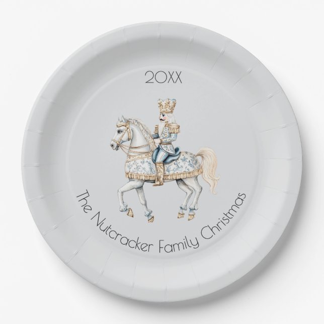 Weihnachtsernährungsmittel Pappteller (Vorderseite)