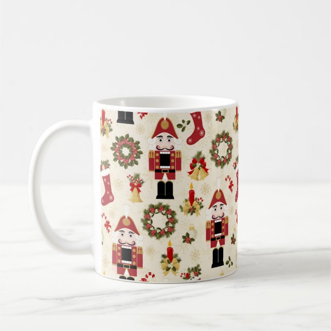 Weihnachtsernährungsmittel-Tasse Kaffeetasse (Links)