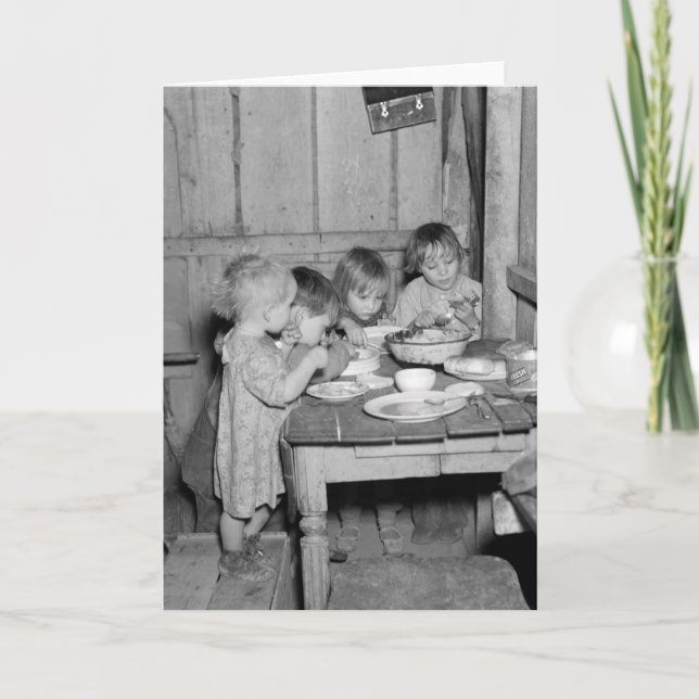 Weihnachtsessen 1936 feiertagskarte (Vorderseite)