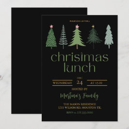 Weihnachtsessen Einladungen Weihnachtsfest