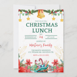 Weihnachtsessen Einladungen Weihnachtsfest