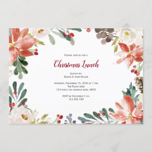 Weihnachtsessen, Feiertag Einladung