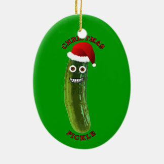 Weihnachtsessiggurken-Baum-Verzierungs-Geschenk Keramik Ornament