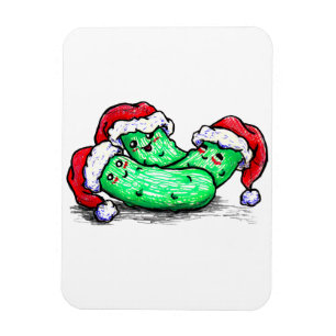 Weihnachtsessiggurken Magnet