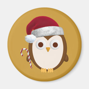 Weihnachtseule Magnet