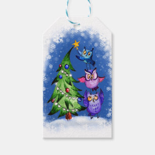 Weihnachtseulen-Baumdekoration Geschenkanhänger