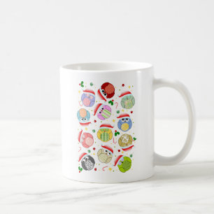 Weihnachtseulen-Entwurf Kaffeetasse