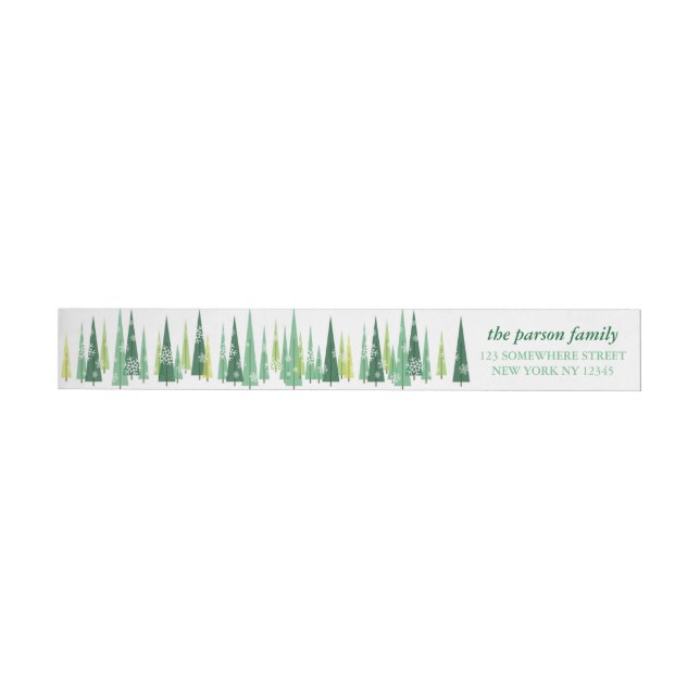 Weihnachtsevergreens-Schneeflocke-Winter-Szene (Person)