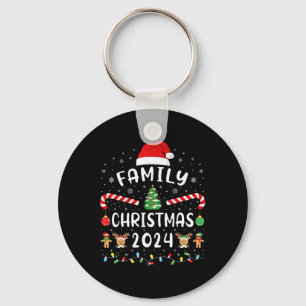 Weihnachtsfamilie 2024 Elf Squad Weihnachtsfeierta Schlüsselanhänger