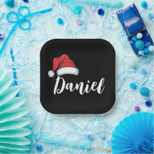 Weihnachtsfamilie Christmas Xmas Personalisierter  Pappteller