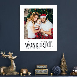 Weihnachtsfamilie Foto Die schönste Zeit Poster