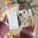 Weihnachtsfamilie Foto | Happy Holidays Feiertagspostkarte<br><div class="desc">Weihnachtsfamilie Foto | Happy Holidays</div>