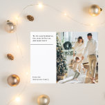 Weihnachtsfamilie Foto | Happy Holidays Postkarte<br><div class="desc">Weihnachtsfamilie Foto | Happy Holidays</div>