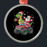 Weihnachtsfamilie Matching Santa Truck Dinosaur Ornament Aus Metall<br><div class="desc">Weihnachtsfamilie Matching Santa Truck Dinosaurier Boys</div>