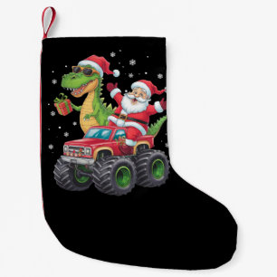 Weihnachtsfamilie passend zum Santa Truck Dinosaur Kleiner Weihnachtsstrumpf